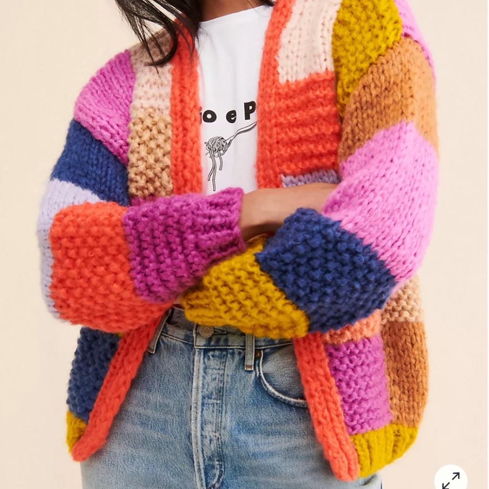FRNCH Rainbow Cardigan